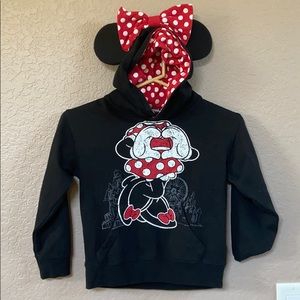 Girls Minnie Mouse Disney Hoodie Sweatshirt ❤️